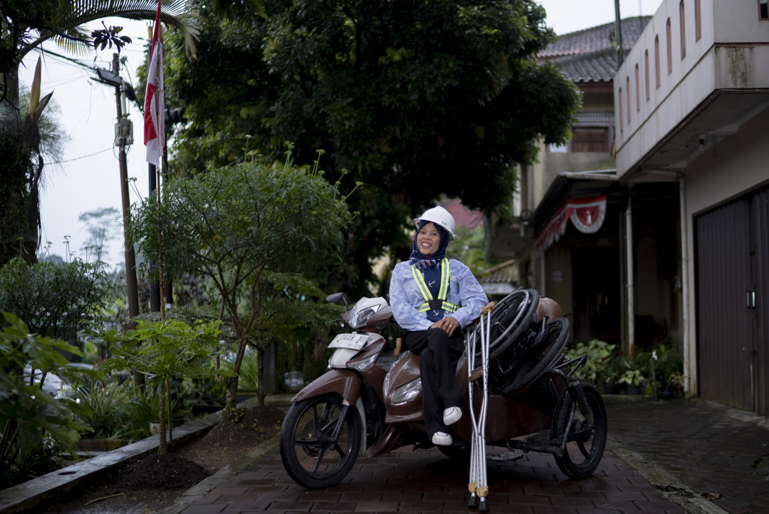 No ramp, no access, until Maryam built one 