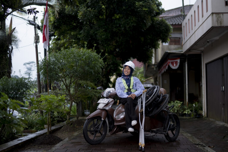 No ramp, no access, until Maryam built one 