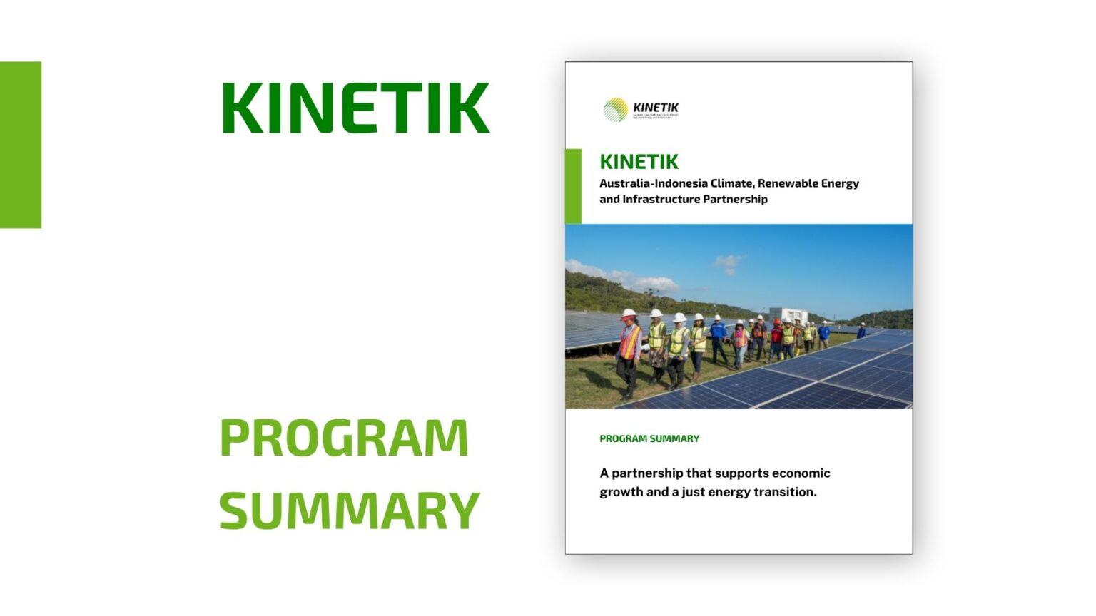 KINETIK Programme Summary